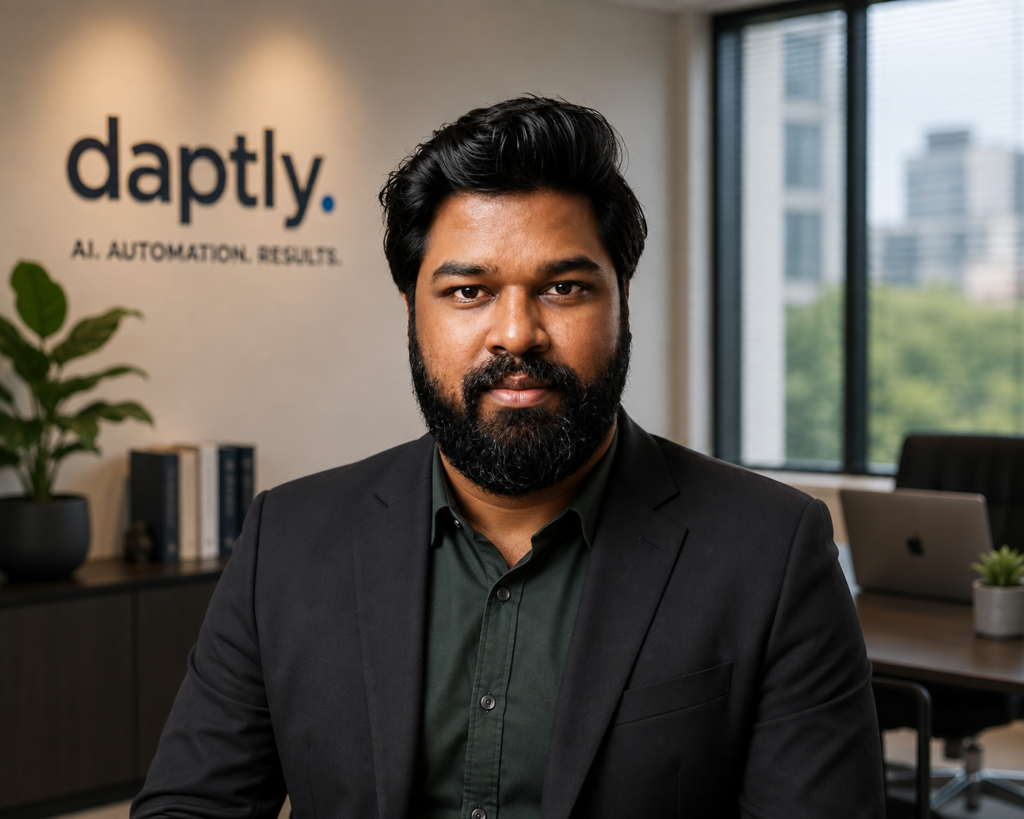 Ashwin Ranganathan, Senior Software Engineer and Solutions Engineer at Daptly